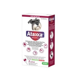 ATAXXA 500/100mg Perro 10-25kg (3 pipetas)