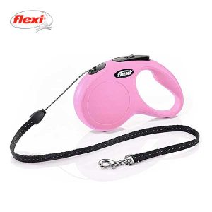 Flexi Classic Cordón Correa Rosa de 5M TallaS