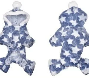 Enterito para Perros Estrellitas Azul – Increíble 3 razanes Estilo, Abrigo y Ternura para Días Fríos