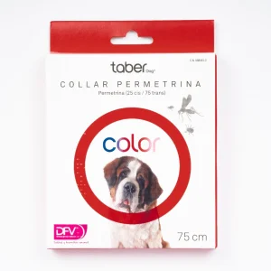 TABERDOG Collar Permetrina Rojo 75 cm (1 ud.)