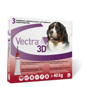 VECTRA 3D +40 kg (3 pipetas)
